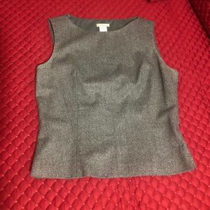 JCREW GREY SHIFT BLOUSE